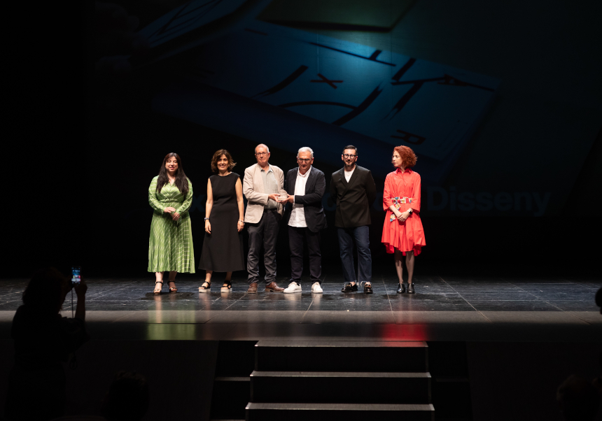 Concesión de premio al Arxiu Valencià del Disseny UV-EASD. Foto: José R. Gándara.
